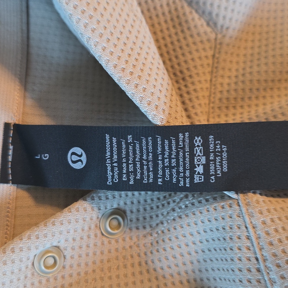 Lululemon - Shift Stitch Hoodie - Tan - L - Picture 3 of 6